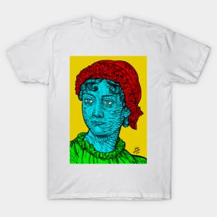 JANE AUSTEN ink and acrylic portrait .2 T-Shirt